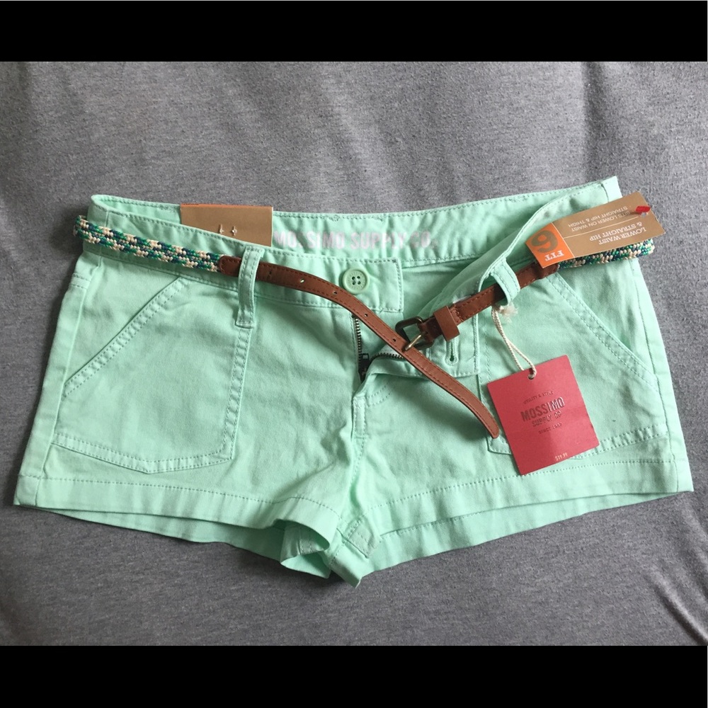 NWT mint colored shorts